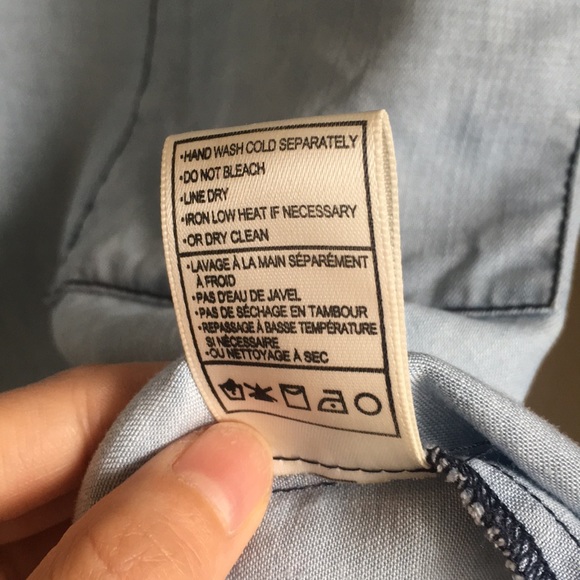 BB Dakota Chambray Shift Dress - Picture 7 of 8